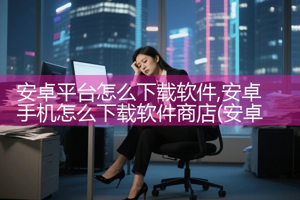 安卓平台怎么下载软件