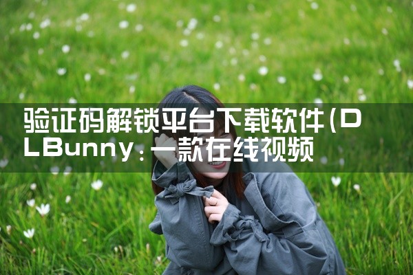 验证码解锁平台下载软件