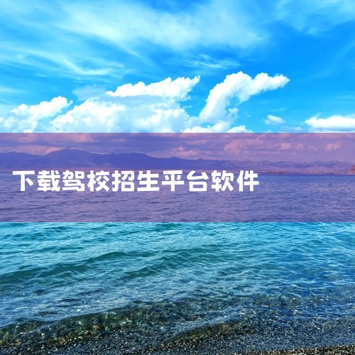 初学考驾照可以下载交管12123、驾校一点通、驾考宝典等软件，以下为具体介绍：交管12123是公安部官方互联网交通安全综合服务管理平台的唯一手机客户端应用软件，具有权威性和可靠性。它具备用户注册功能，|