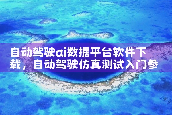 自动驾驶ai数据平台软件下载